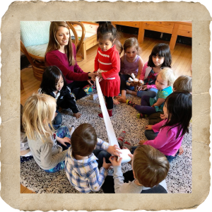 Carly leading circle time framed
